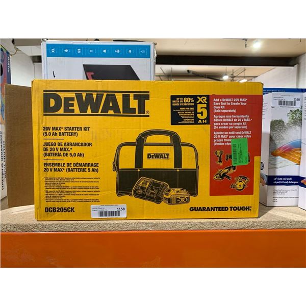 DeWalt 20V Max* Starter Kit