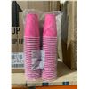 Image 1 : Brava Tewin Pack Bright Pink 12oz Cup  12 'x 50pcs