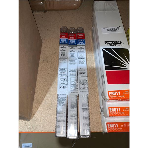 Lincoln Electric Welding Electroids E7018 Lot of 3 Packs