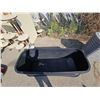 Image 2 : Black Plastic Round End Stock Tank 76"x28"