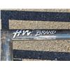 Image 2 : HW Brand Wire Fill Gate - Gray Model: WF050-8-1 3/4 8'x1-3/4" Frame