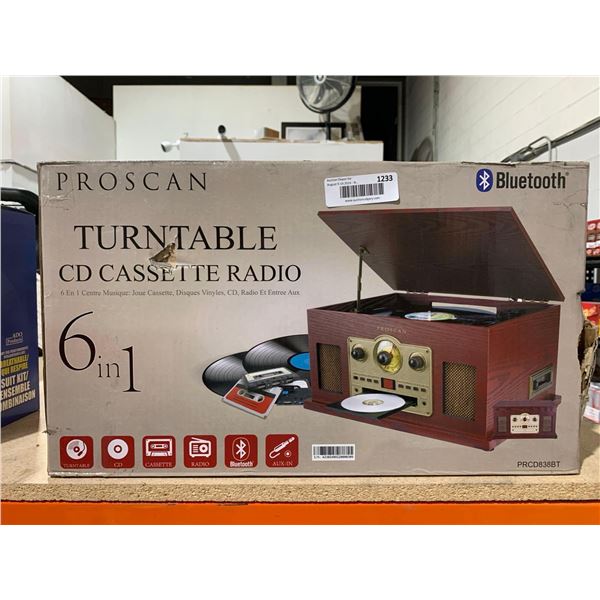 Proscan Turntable 6 in 1 With Bluetooth