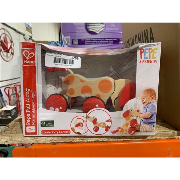 Pepe & Friends Pull Along Puppy Toy