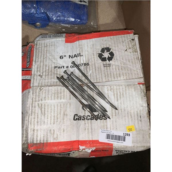 Cascades 5" Brt Spiral Nails 50 Lbs