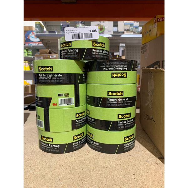 Lot of 9 Rolls - Painters Trim Tape 9x 48mmx55m