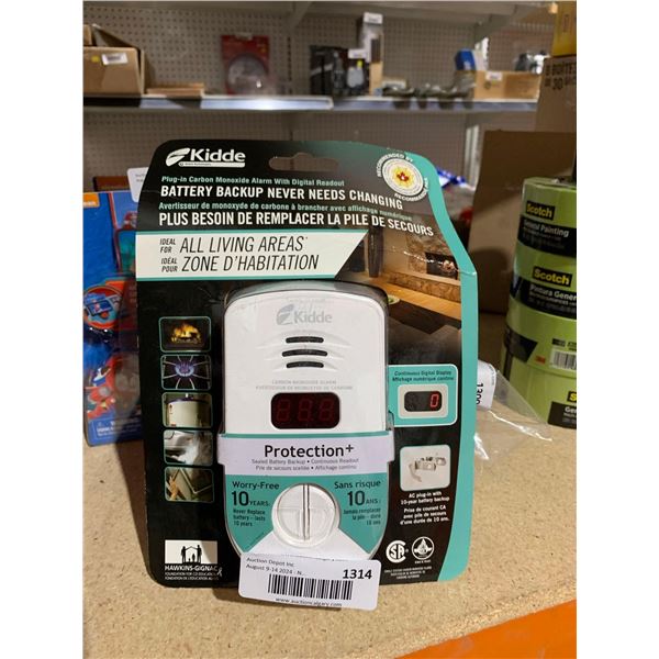 Kidde Plug In Carbon Monoxide Detector