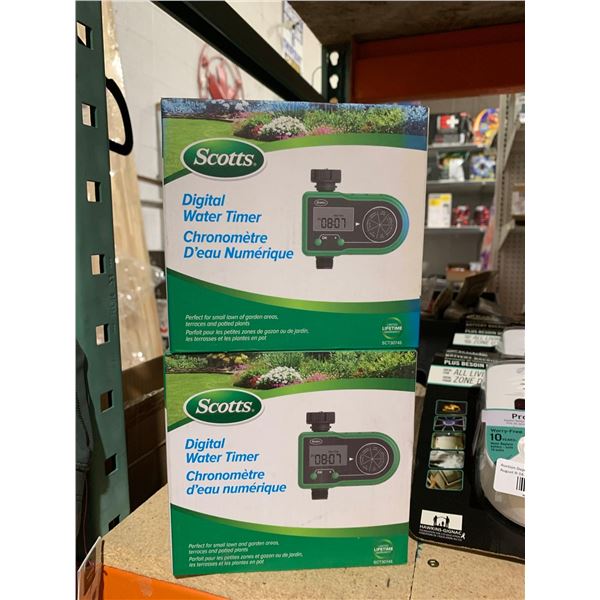 Lot of 2 Scotts Digital Water Timer