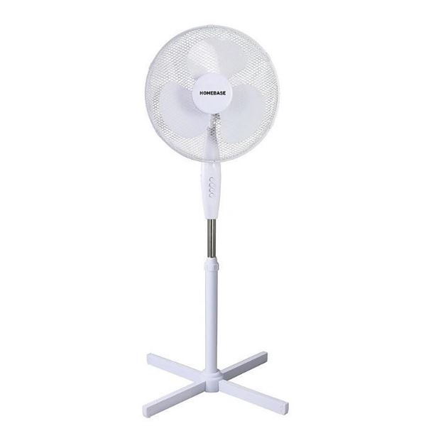 Homebase Pedestal Fan - 16" - 3 Speed Settings