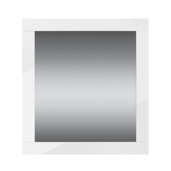 Luxo Marble Mirror from the Classic Collection - 28'' x 30'' - White