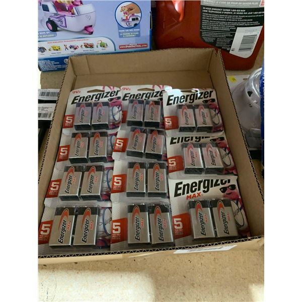 Lot of 9 - 2 Pack Energizer D Cell Batteries