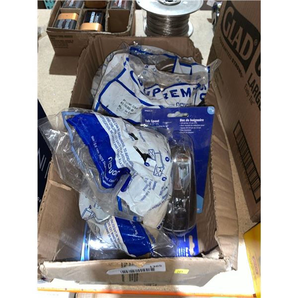 Lot of Assorted Shower Plumbing Supplies