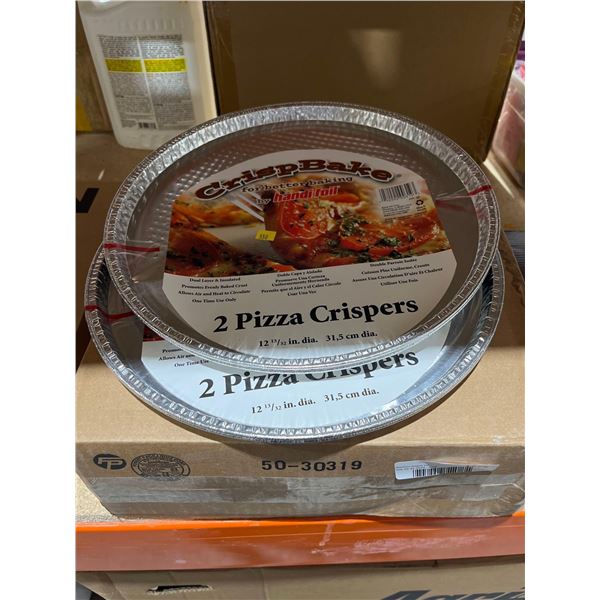 Lot of 18 Crisp Bals 12" 2 pack Foil Pizza Pans