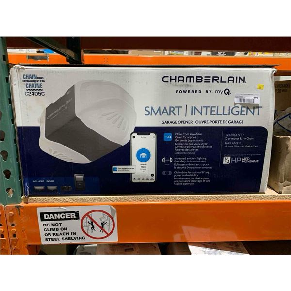 Chamberlain Smart Intelligent Garage Door Opener 1/2 HP