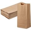 Image 1 : 500 Count 12x7x17" Brown Paper Bags