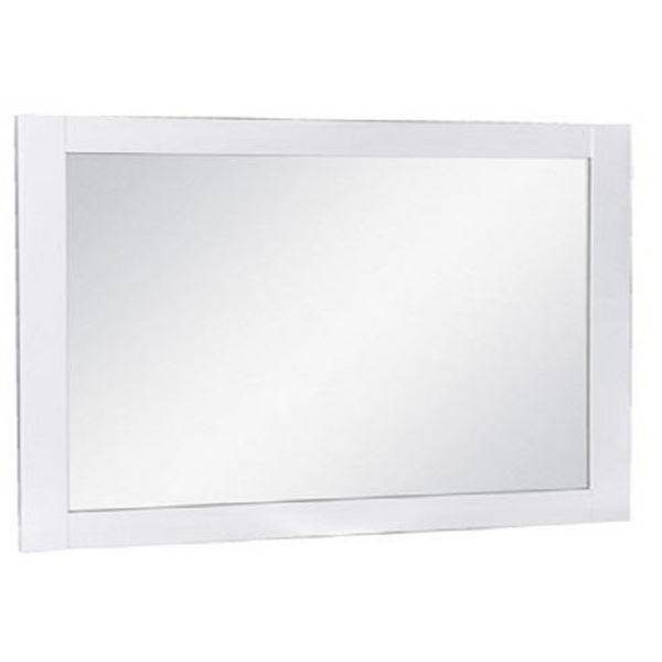 Luxo Marble Mirror from the Classic Collection - 29.5'' x 35.5'' - White