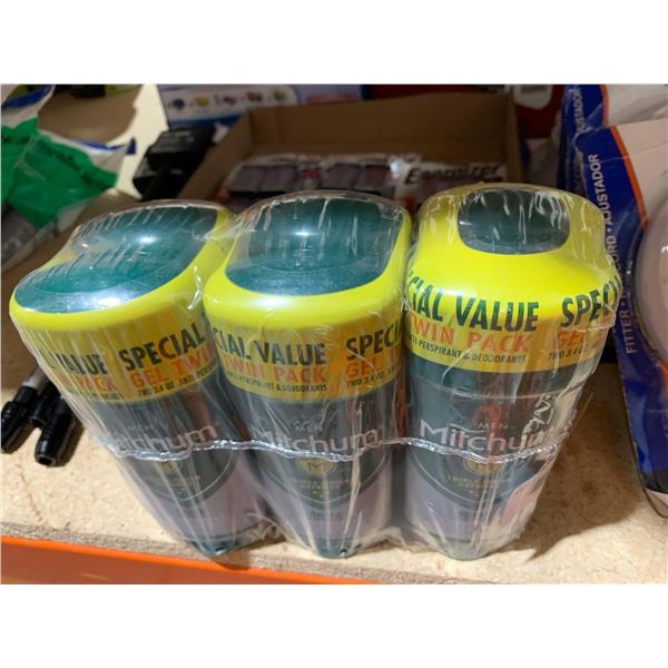 Mitchum Unscented Antiperspirant & Deodorant Gel 96g x 6