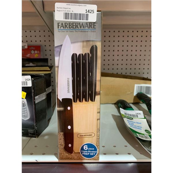 Farberware 6pc Triple Riveted Prep Knife Set