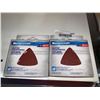 Image 1 : Mastercraft 3 5/8" Triangular Hook & Loop Detailing Sandpaper 100 Medium 15pk x 2