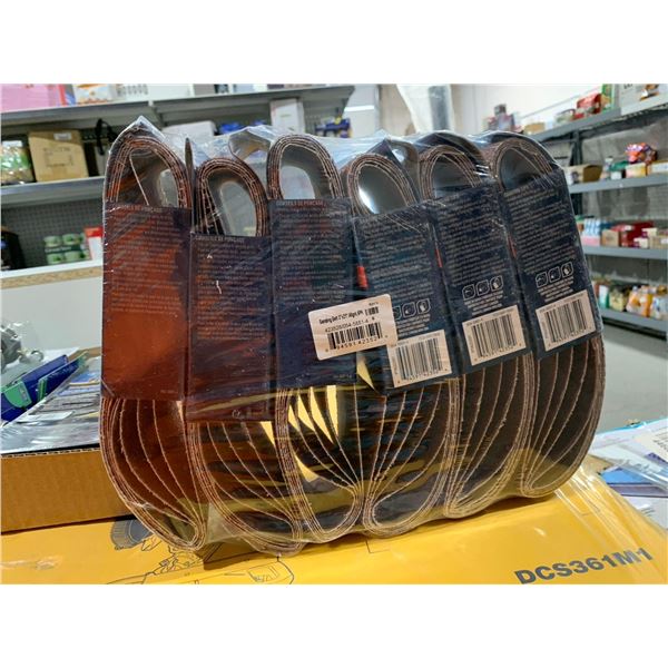 Mastercraft 40 Extra Coarse 3 x 21" Sanding Belts x's 6 Packages