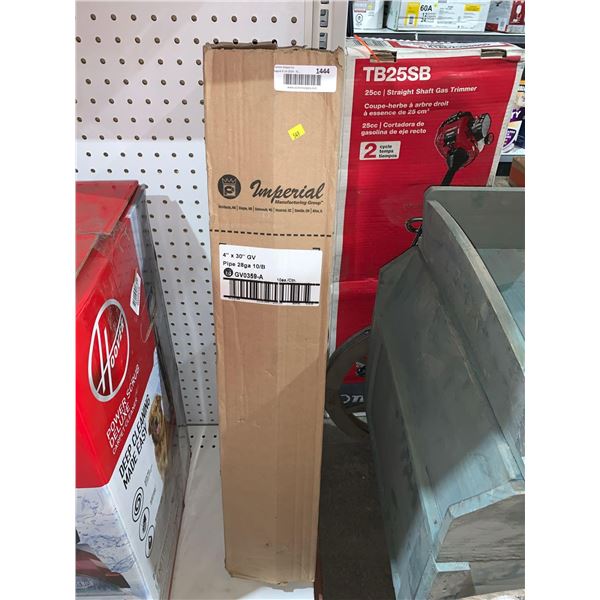 Imperial 4" x 30" GV Pipe 28ga 10/B Pack of 10