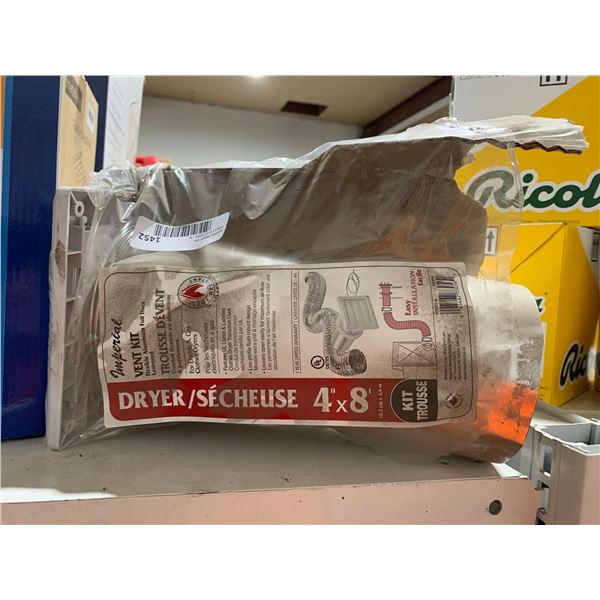 Imperial Vent Kit Dryer 4" x 8'