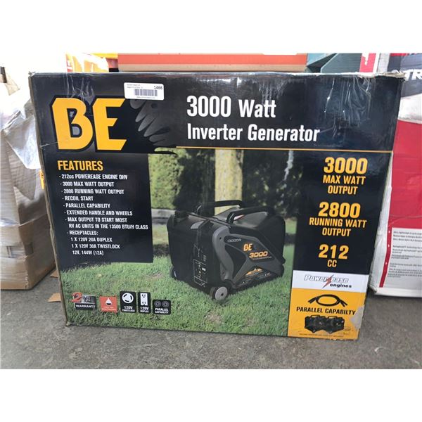 BE 3000 Watt Inverter Generator