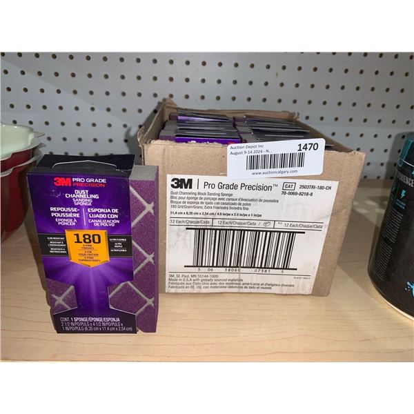 3M Pro Grade Dust Channeling Sanding Sponge x's 12