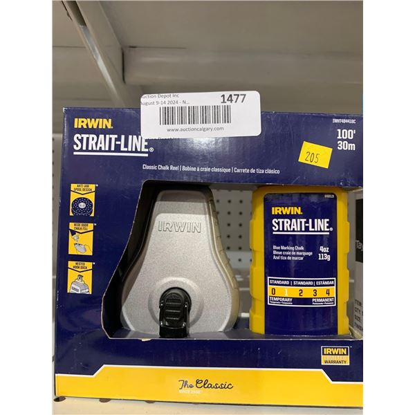 Irwin Straight Line 100' Classic Chalk Reel