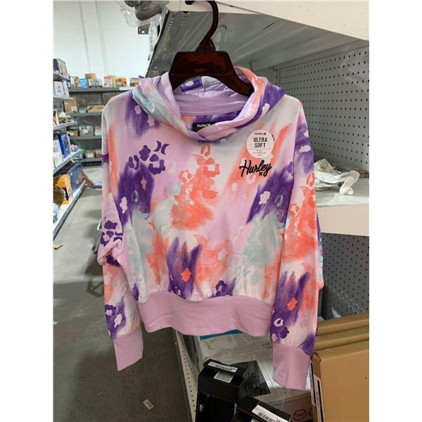 Hurley Crop Hoodie Youth Size Large