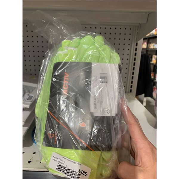 Gloves Tenactive Viz Knit 18 ga Blended HPPE & Steel Foam Nit Size 9 12 Pairs