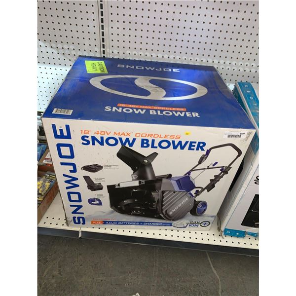 SnowJoe 18" 48V Max Cordless Snow Blower Kit