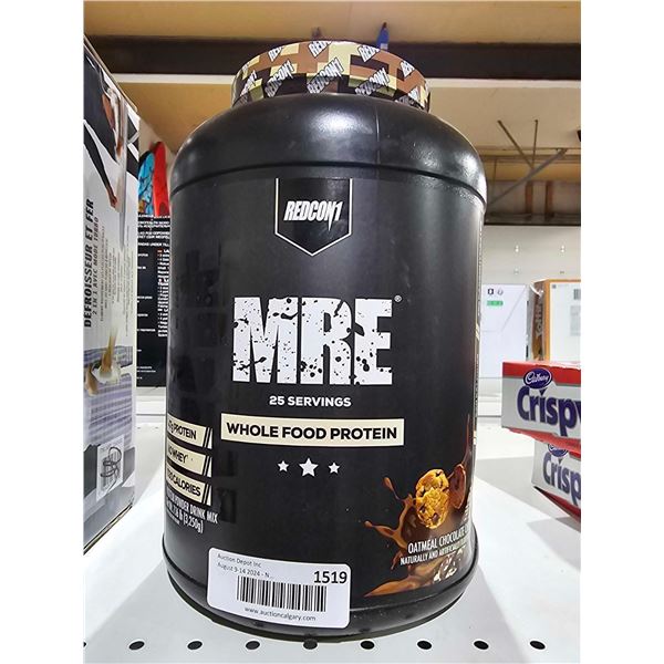 Recon1 MRE Whole Food Nutrition Oatmeal Chocolate Chip Cookie Flavor 7.16 Lbs