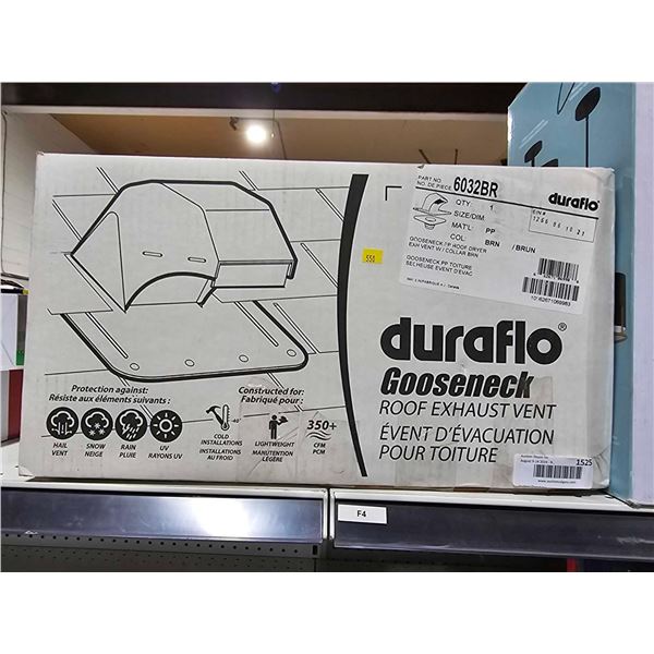 Duraflo Gooseneck Roof Exhaust Vent