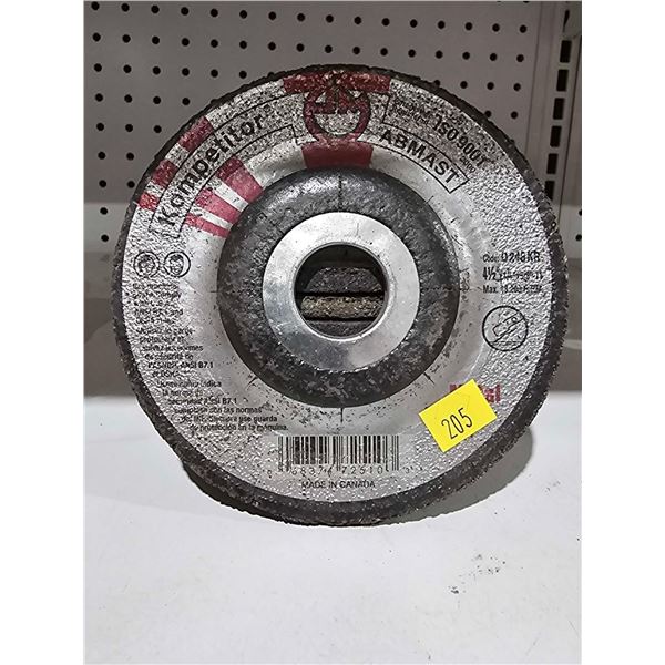 Lot of 10 JM Kompetitor  4.5" Grinding Wheels