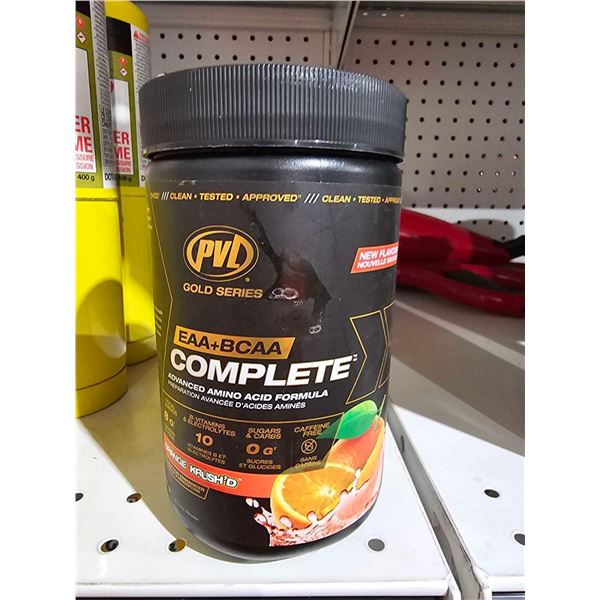 PVL Gold Series EAA+BCAA Complete Powder Orange Krush'd 369g