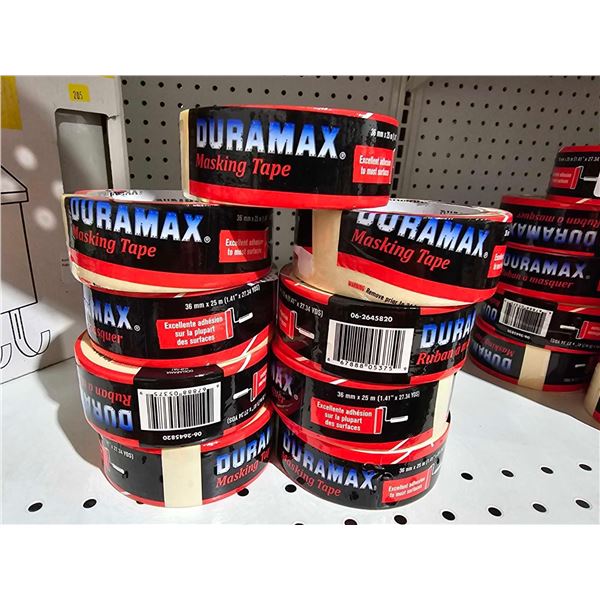 Duramax Masking Tape 9x25m rolls
