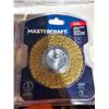 Image 2 : Lot of 2 Mastercraft 1/4" Corase Wire Wheel Brush