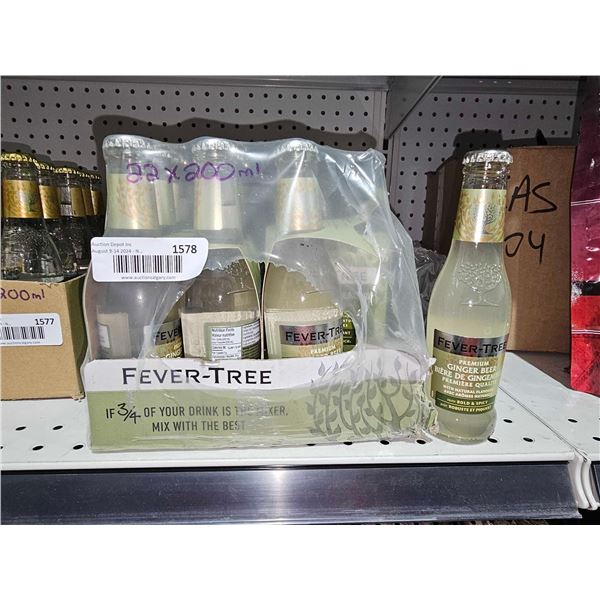 Fever Tree Premium Ginger Beer  Water 22x200ml