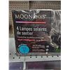 Image 2 : Moonrays Set of 4 Solar Stake Lights