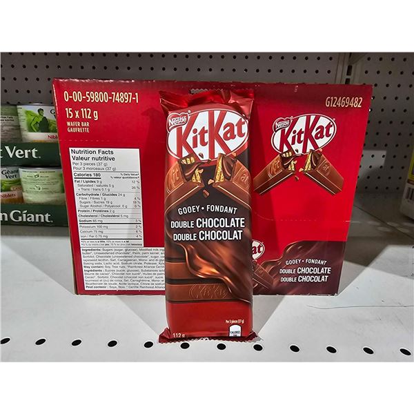 Kitkat Double Chocolate Gooey Candy Bars 15x112g