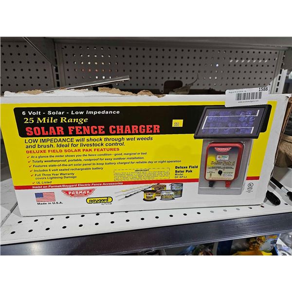 6 Volt - 25 Mile Radius Solar Fance Charger