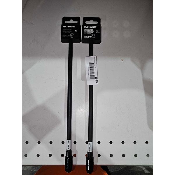 Lot of 2 Maximum 12" Impact One Handed Quick Load Bit Holders