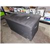 Image 2 : 30x16x17" Folding Storage Ottoman - Grey