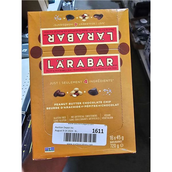 Larabar Peanut Butter Chocolate Chip Granola Bars 16x45g