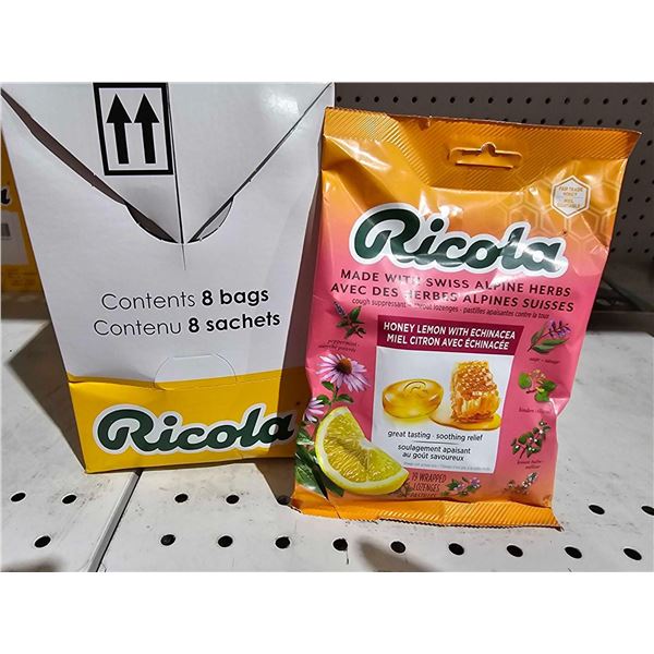 Ricola Honey Lemon with Echinacea 8x 19 pc