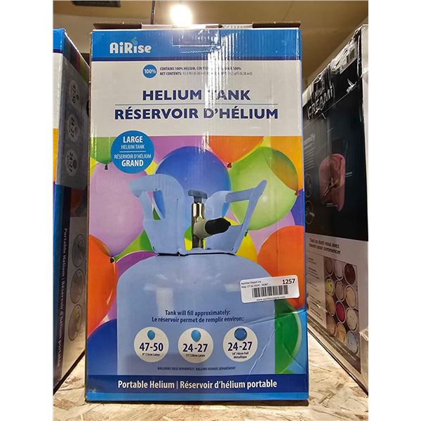 AiRise Filled Portable Helium Tank