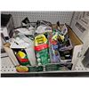Image 1 : Box Lot of Assorted Painting Supplies