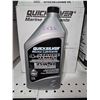 Image 1 : Quicksilver Marine Lubricants 4-Stroke SAE 25W-40 Synthetic Blend Boat Motor Oil 6x1L