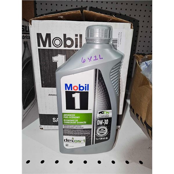 Mobil 1 SAE 0W-30 Advanced Fuel Economy Full Synthetic Motor Oil 6x1L