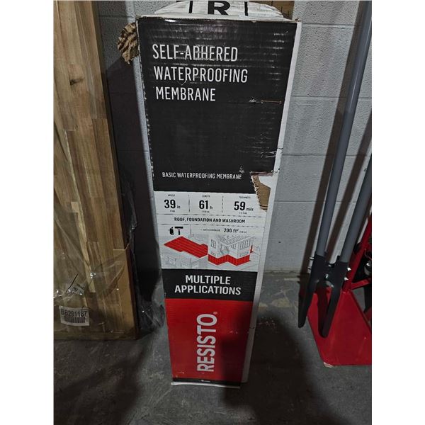Resisto Self Adhered Waterproofing membrane 39"x61'